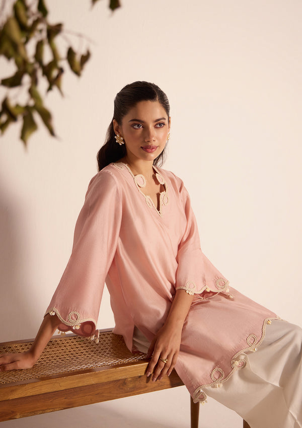 Blush Twisted Farshi Set