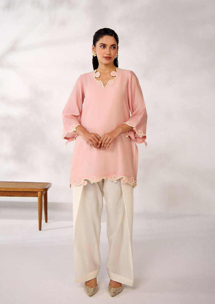 Blush Twisted Farshi Set