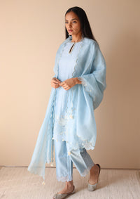 Ice Applique Kurta Set