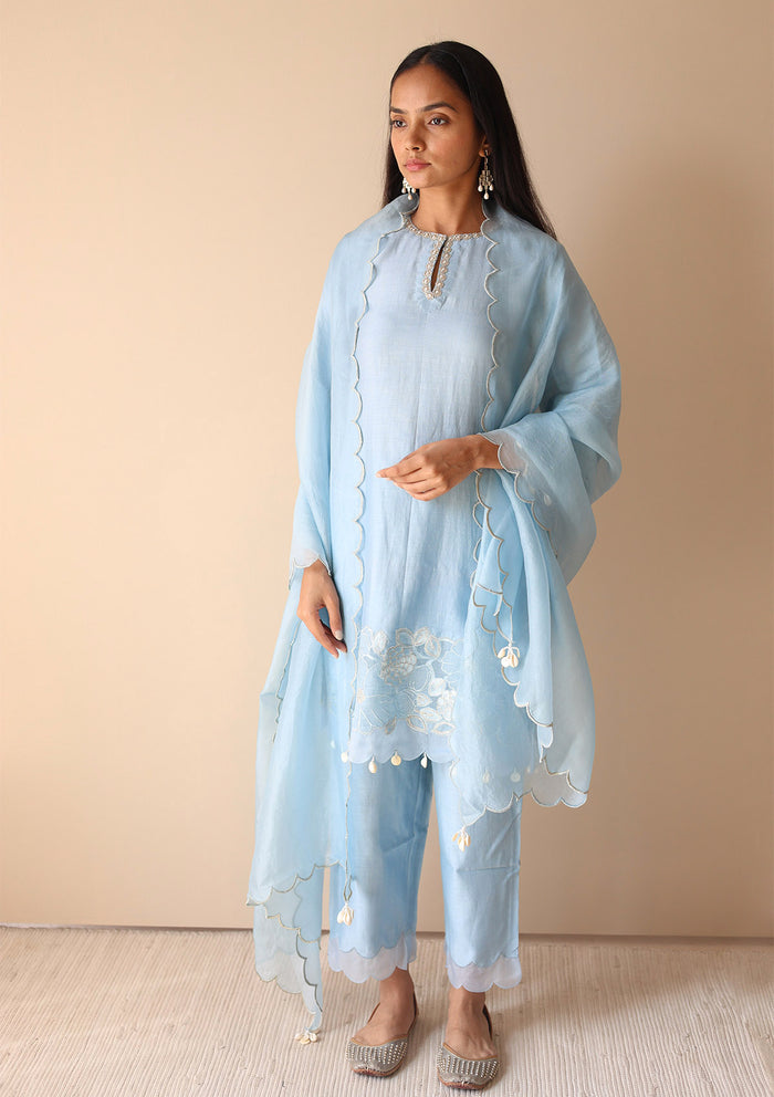 Ice Applique Kurta Set