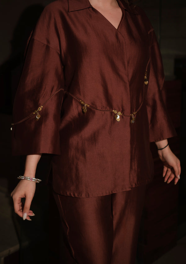 Mocha Santorini Co-ord Set