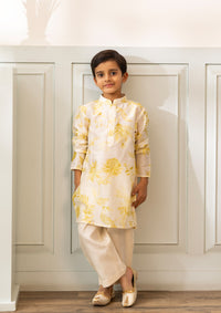 Kids Citrus Bundi & Kurta Set