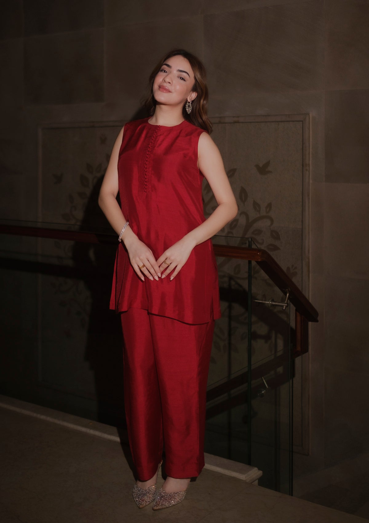 Ruby Stardust Trench Trio Set