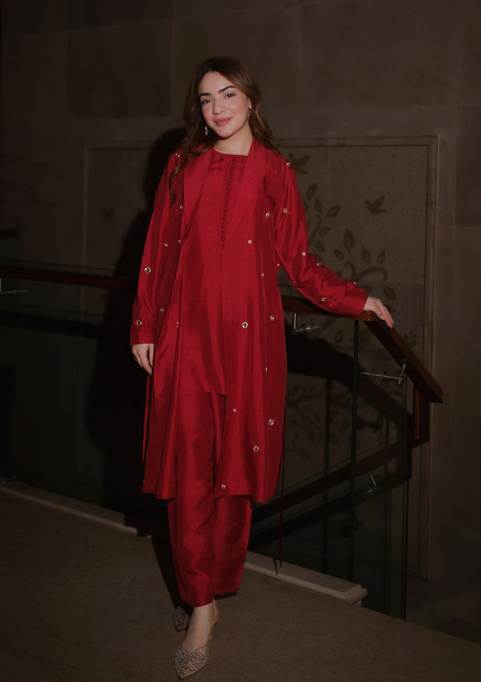 Ruby Stardust Trench Trio Set