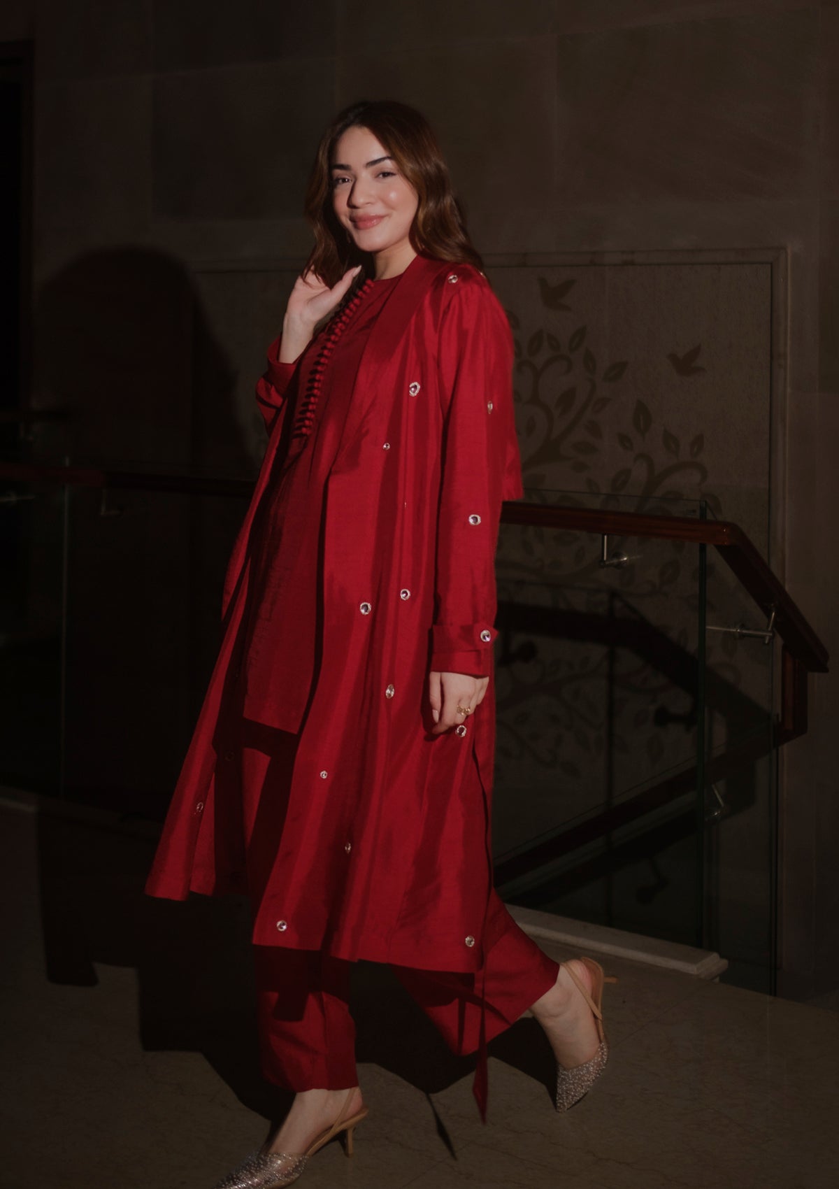 Ruby Stardust Trench Trio Set