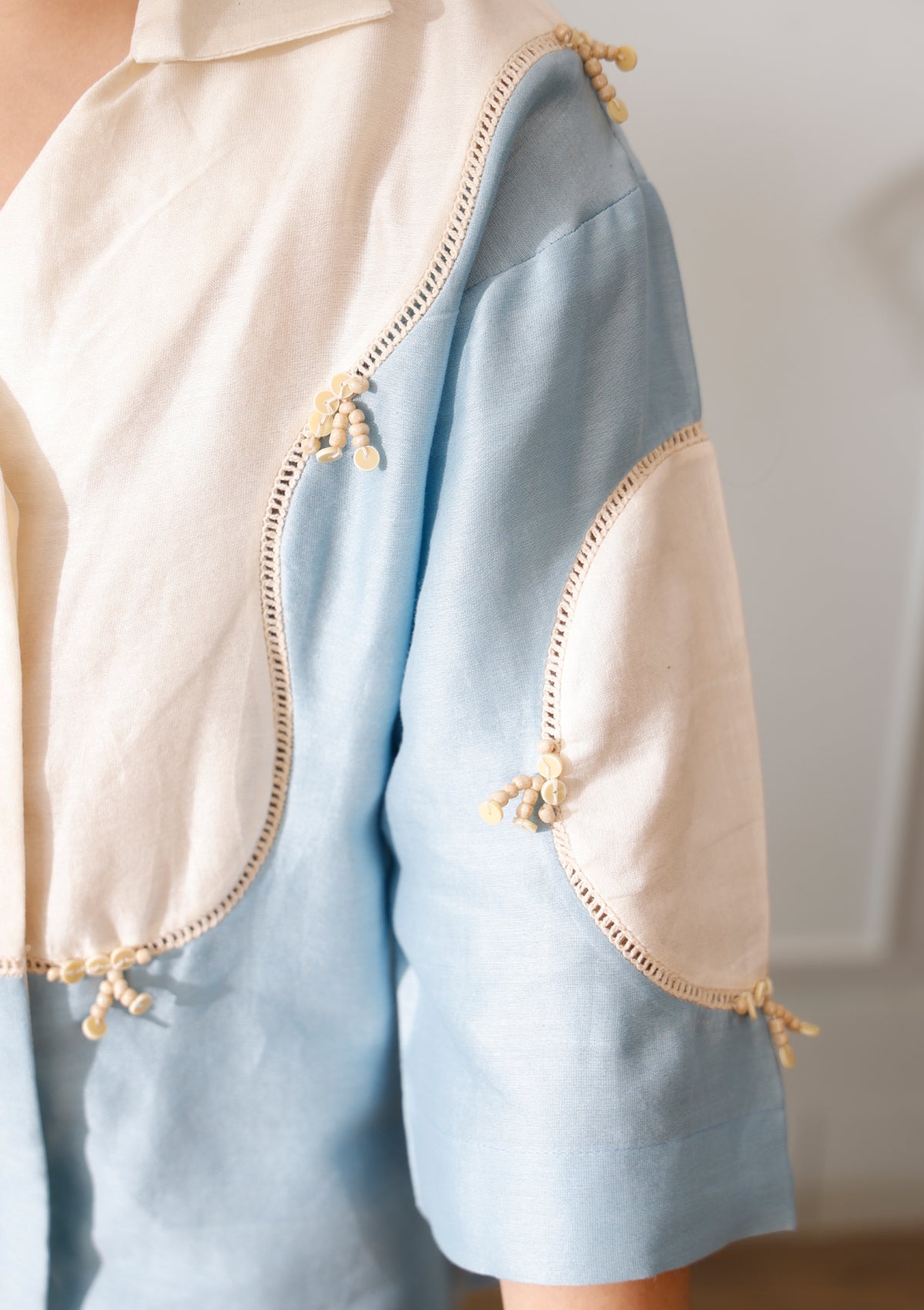 Kids Ice Blue Santorini Co-ord Set