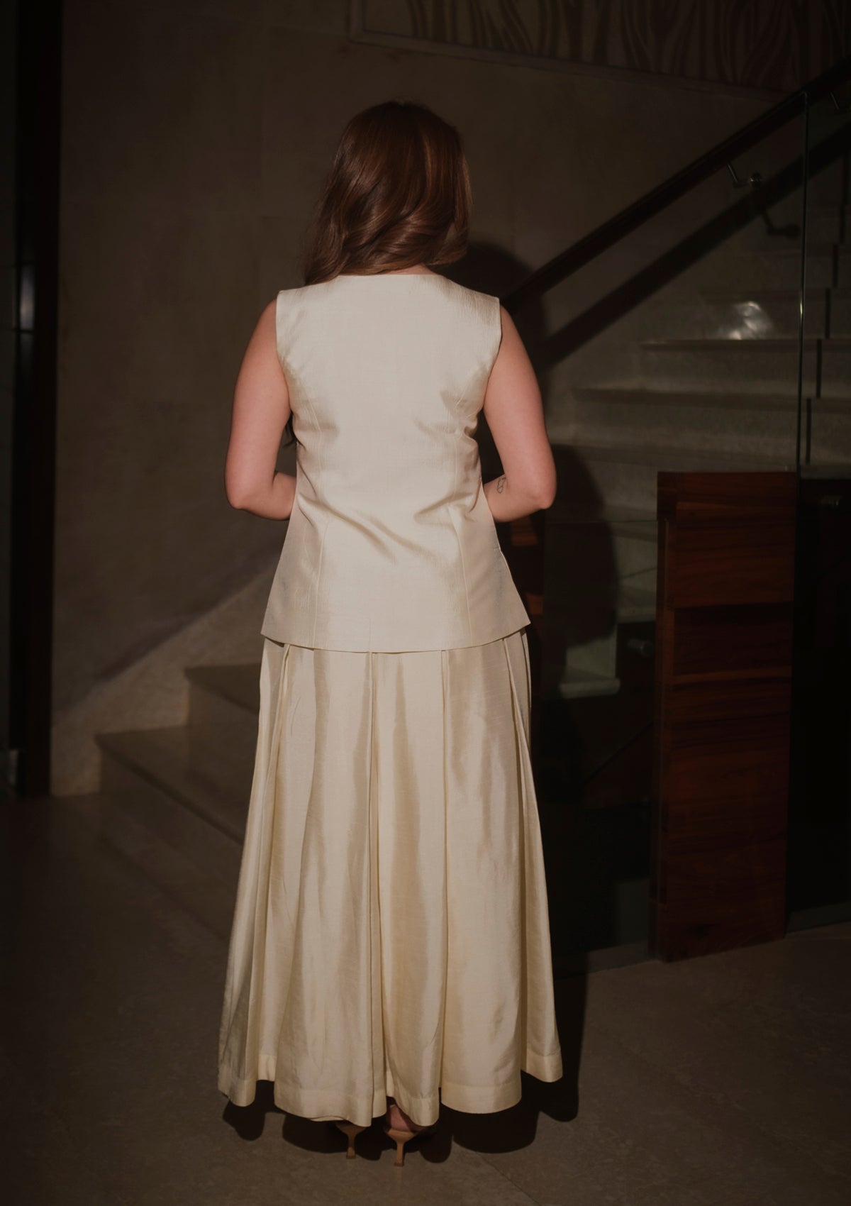 Ivory Cosmo Waistcoat Set