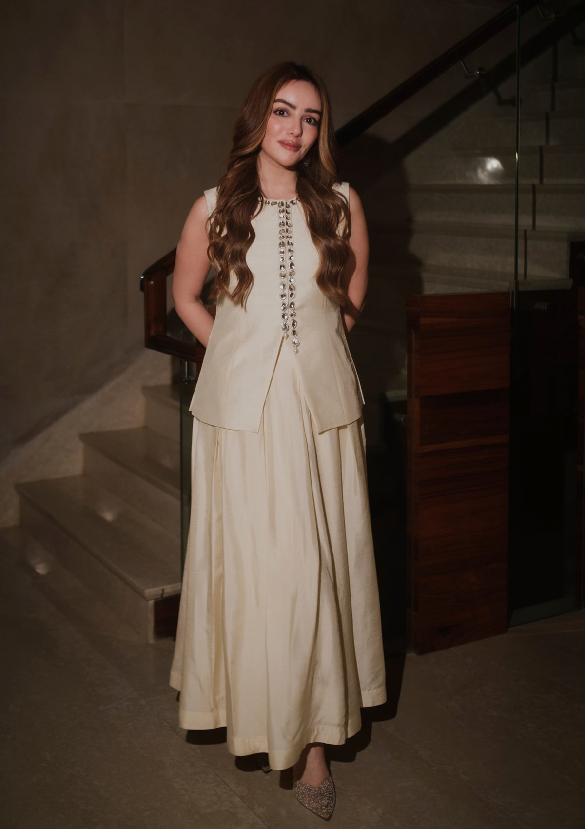 Ivory Cosmo Waistcoat Set