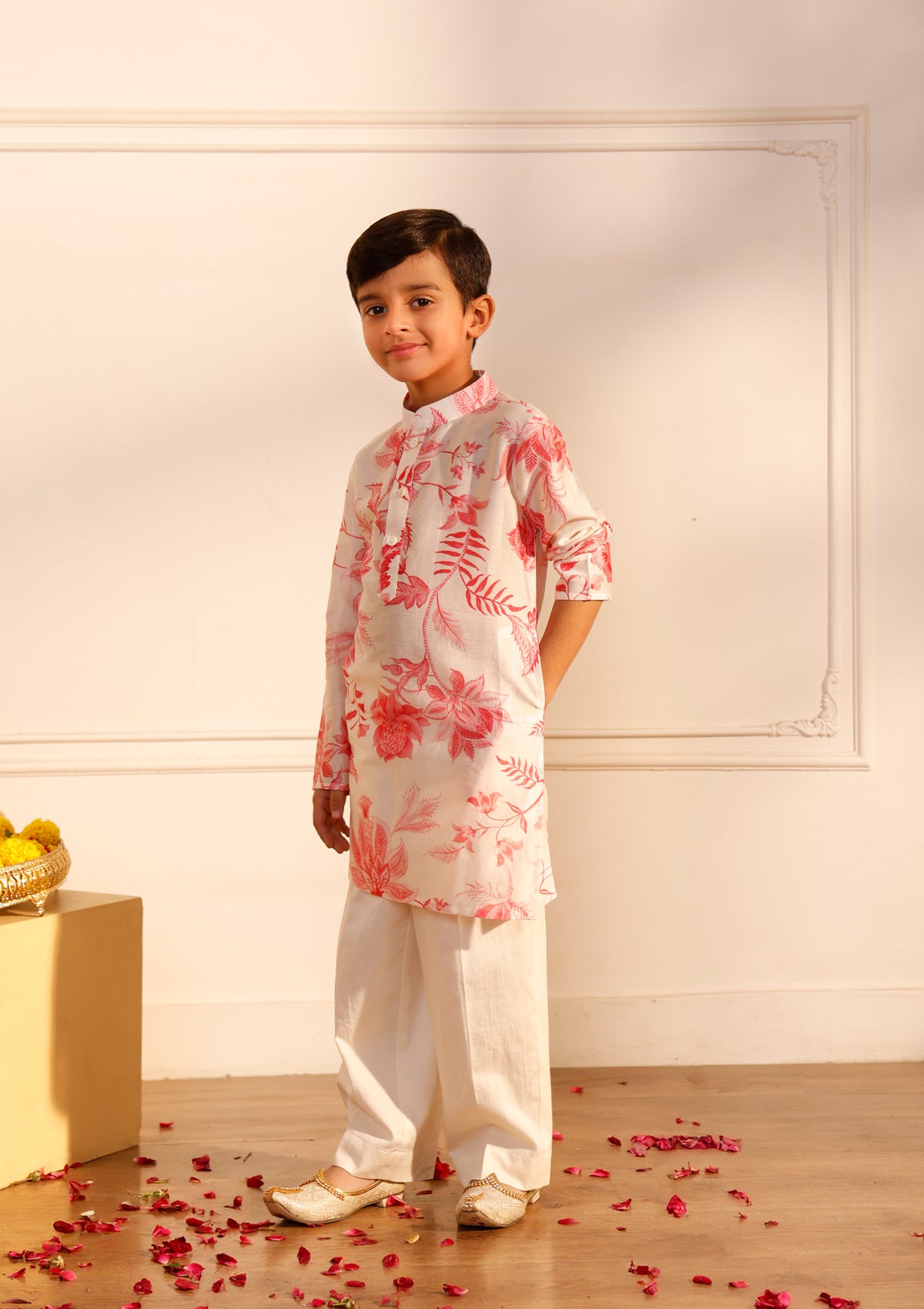 Kids Peony Kurta Set