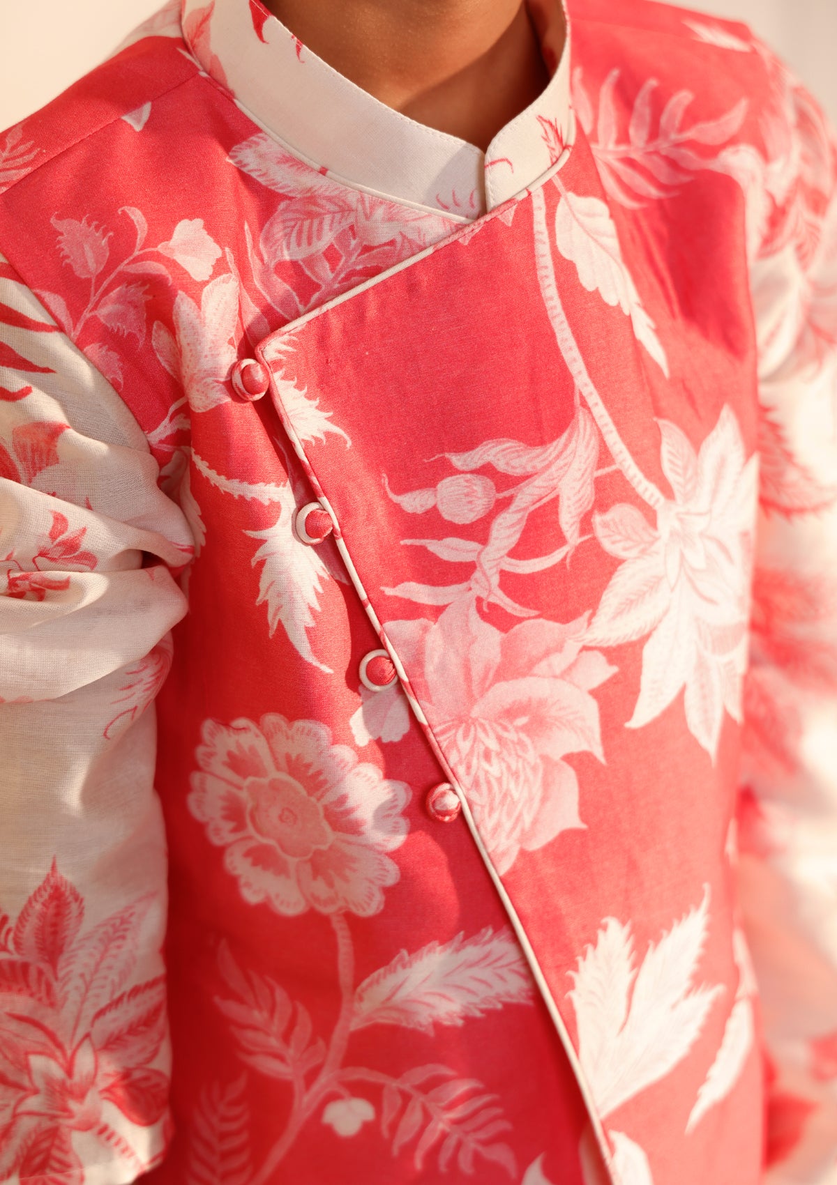 Kids Peony Overlap Bundi Set