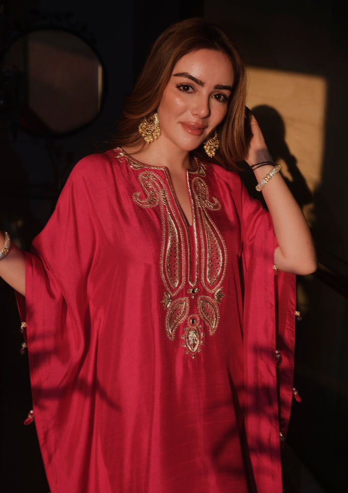 Fuchsia Afterglow Kaftan