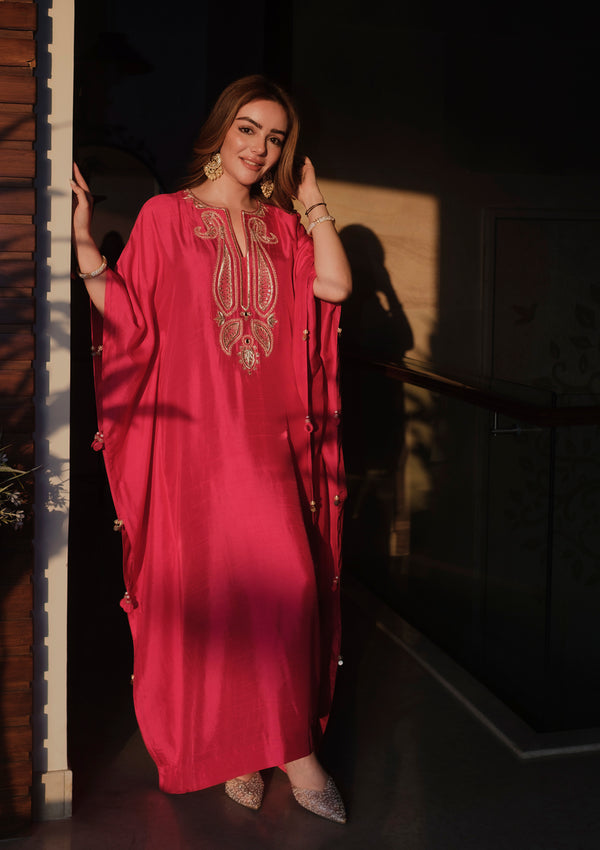 Fuchsia Afterglow Kaftan