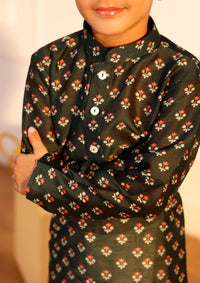 Kids Ira Emerald Kurta Set