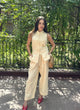 Ivory Mandarin Knotted Sleeveless Set