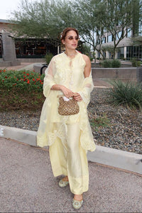 Butter Yellow Mughal Farshi Salwar Set