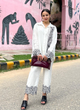 Tarini Manchanda in Ivory Shirt Co-ord Set