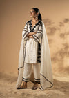 Ivory Lace Applique Kurta Set