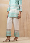 Aqua Striped Co-ord Set