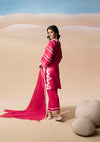 Peony Lace Applique Kurta Set