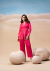 Peony Wave Blazer Set