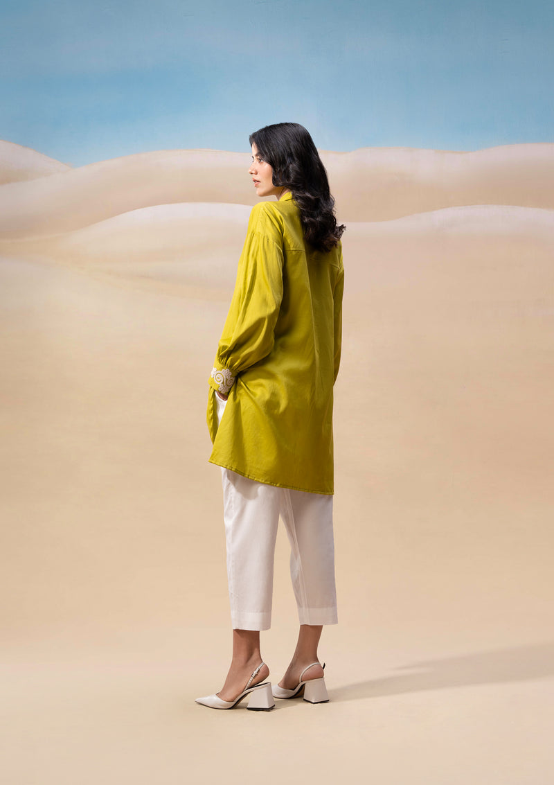 Lime Drawstring Co-ord Set