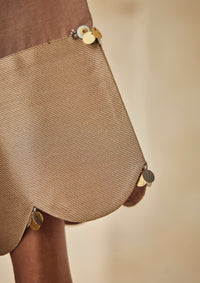 Sand Benaras Kurta Set