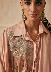 Peach Goa Kaftan Set