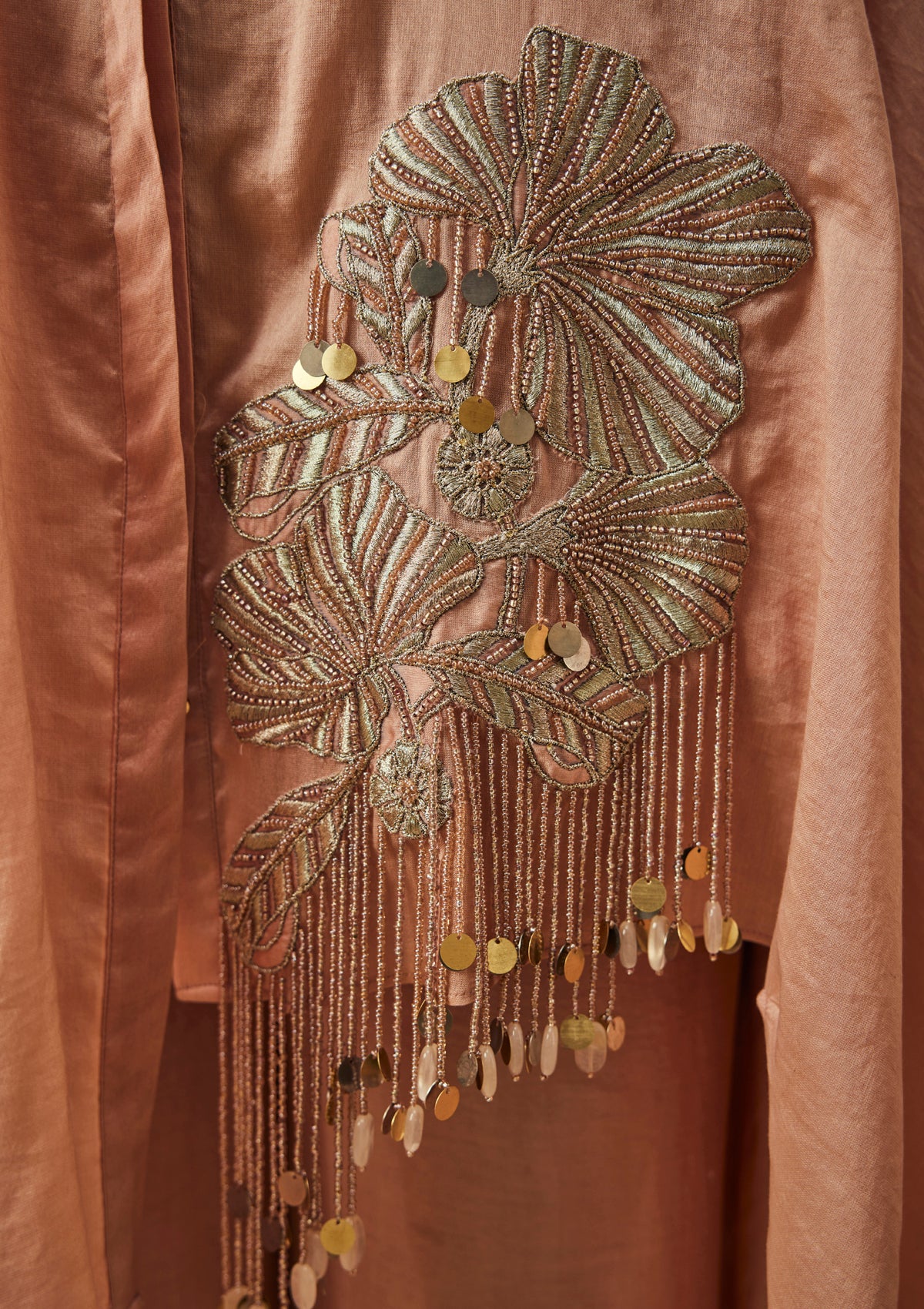 Peach Goa Kaftan Set