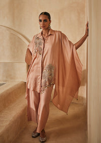 Peach Goa Kaftan Set