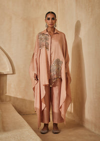 Peach Goa Kaftan Set