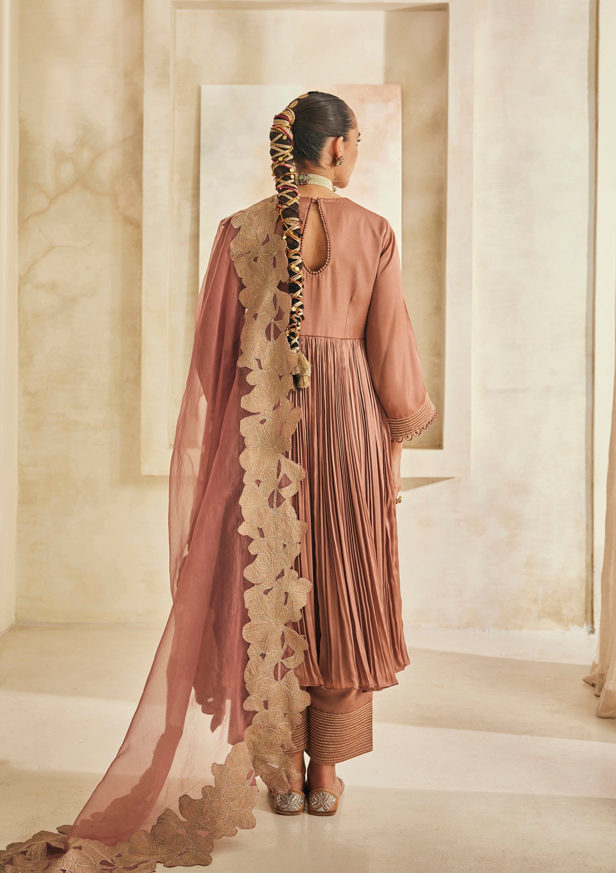 Rose Dilli Anarkali Set