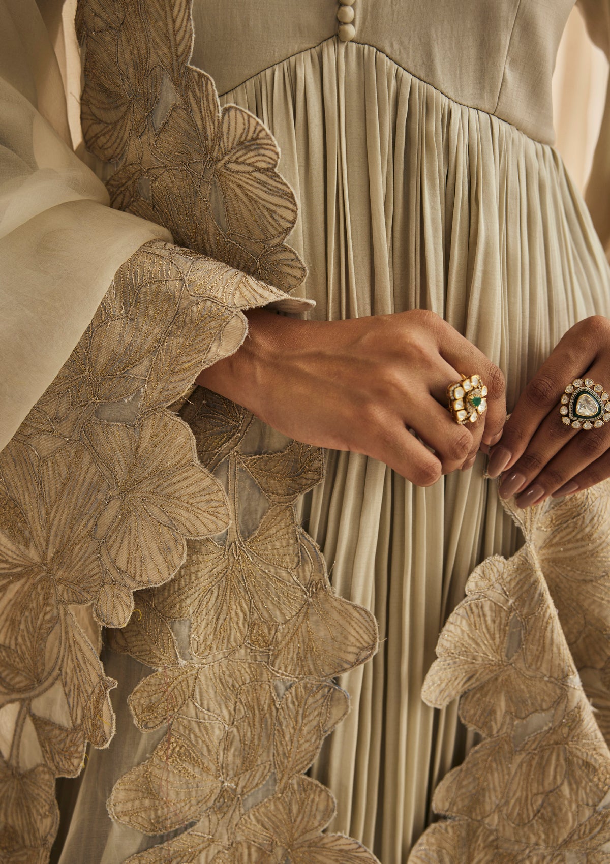 Cloud Dilli Anarkali Set