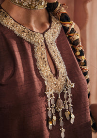 Mocha Lucknow Farshi Salwar Set