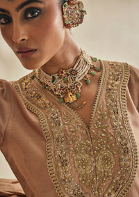 Sand Jodhpur Kurta Set