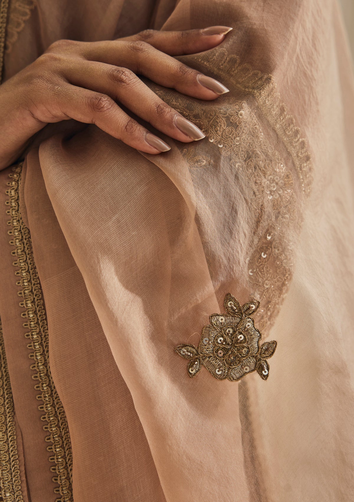 Sand Jodhpur Kurta Set