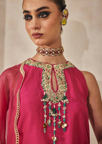 Fuchsia Lucknow Farshi Salwar Set