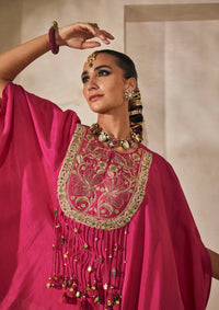 Fuchsia Jaipur Kaftan Set