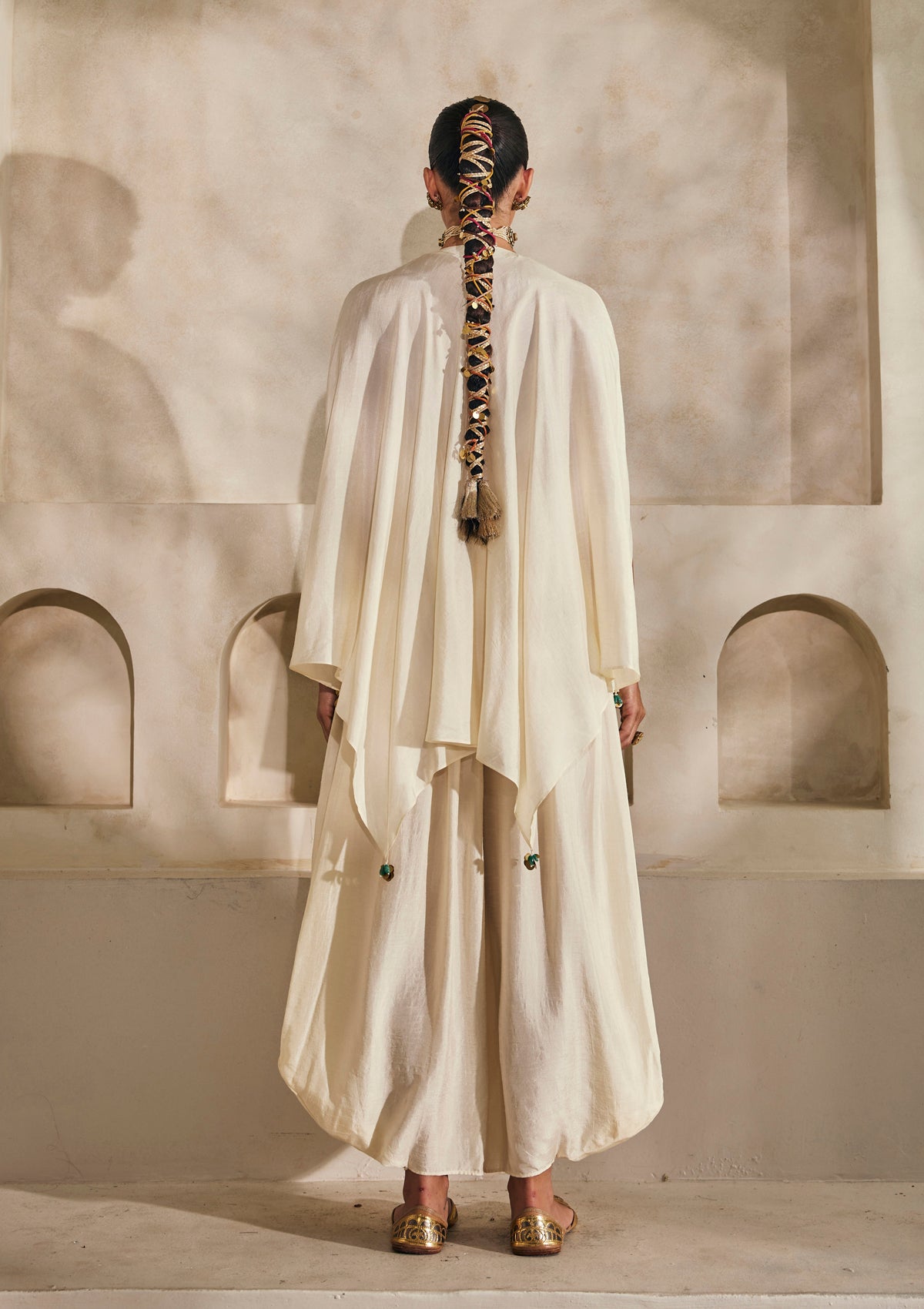 Ivory Jaipur Kaftan Set