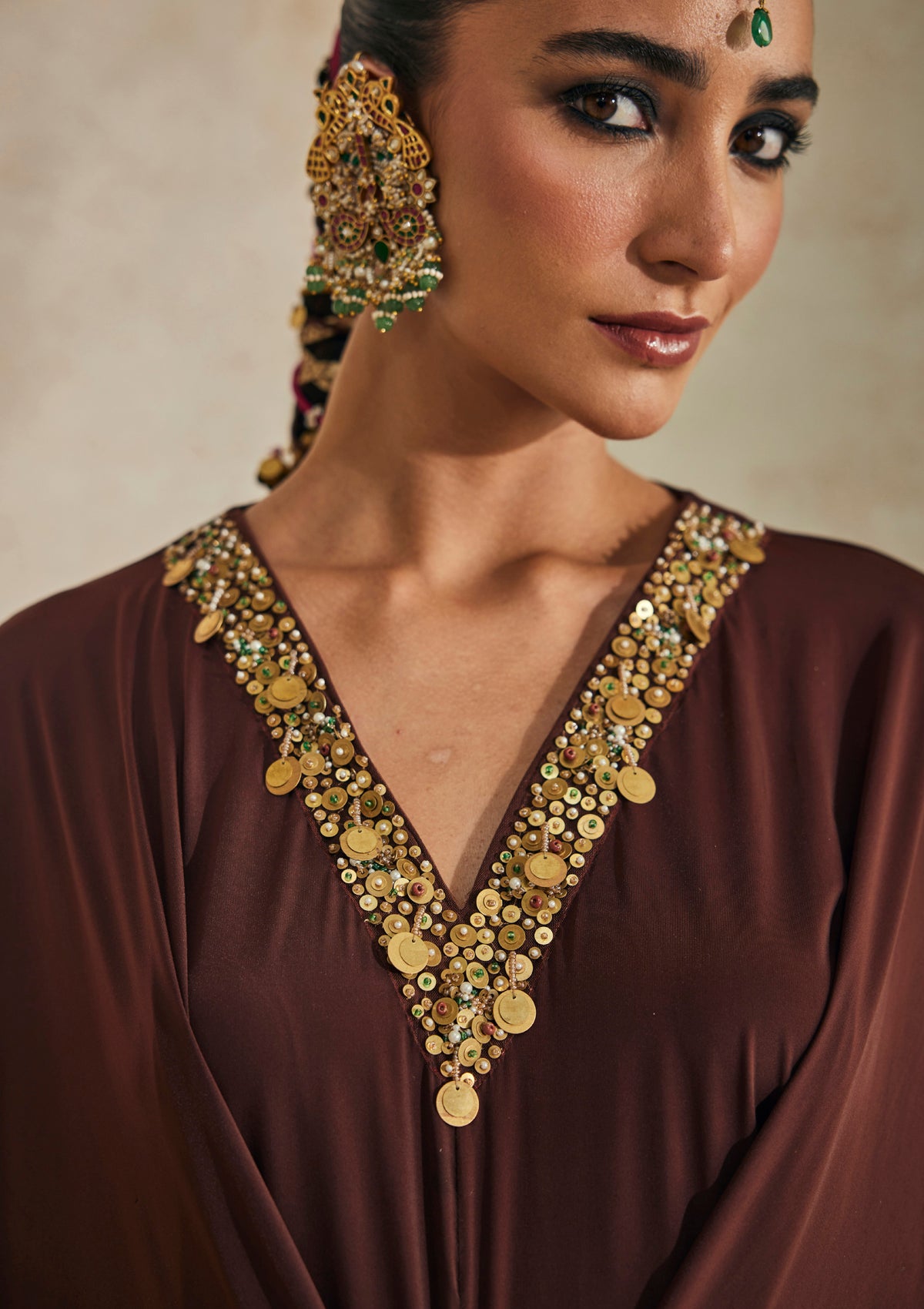 Mocha Jaisalmer Kaftan