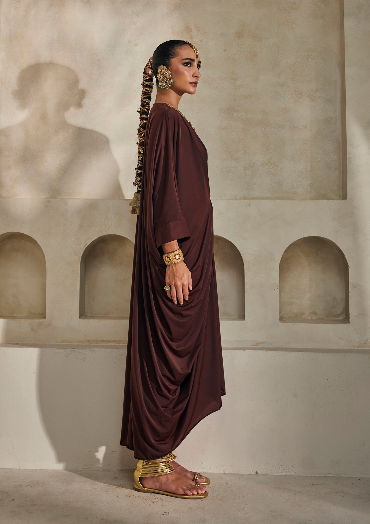 Mocha Jaisalmer Kaftan