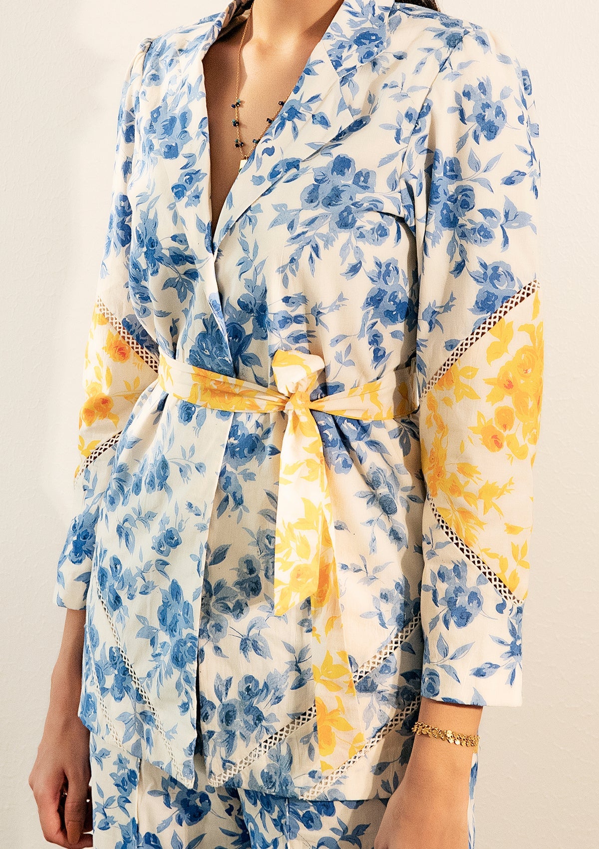 Porcelain Floral Blazer set