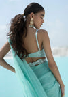 Safar Aqua Saree Set