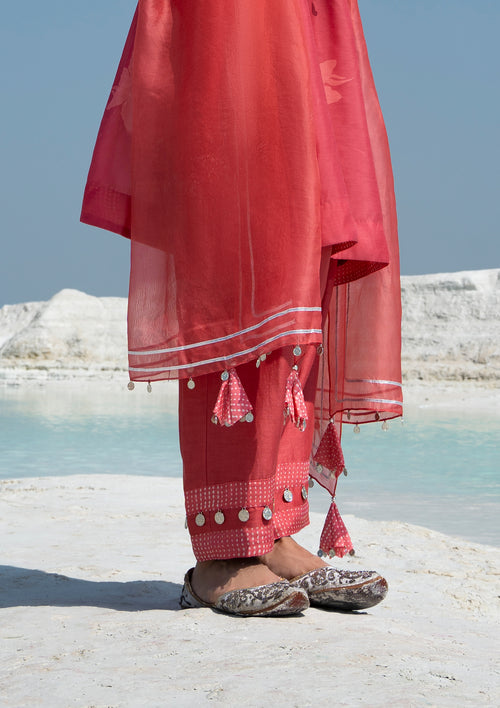 Zahra Peony Kurta Set
