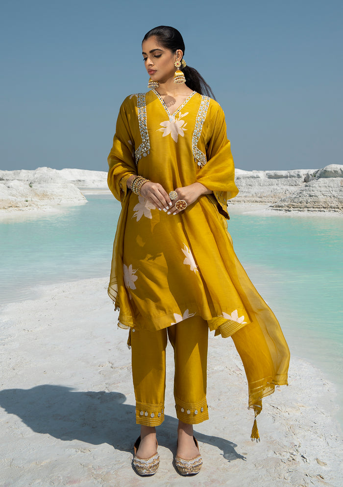 Zahra Amber Kurta Set