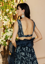 Asmira Indigo Lehenga Set