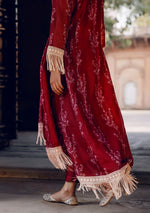 Asmira Ruby Fringe Kurta Set