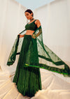 Emerald Embroidered Lehenga Set