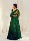 Emerald Embroidered Lehenga Set