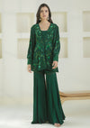 Emerald Embroidered Sharara Set