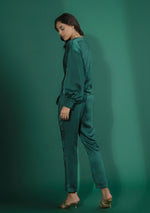 Emerald Front Crossover Co-ord Set